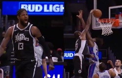Paul George dằn mặt tân binh đang lên của Pistons bằng cú dunk sấm sét