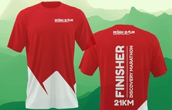 Minh Đạm Discovery Marathon 2021 gây sốt với áo hoàn thành cho cự ly 21km