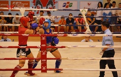 Chùm ảnh ngày thi đấu Bán kết giải Muay Vô địch Quốc gia 2021