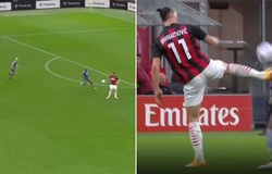 Ibrahimovic thực hiện đường chuyền ảo diệu theo phong cách kungfu