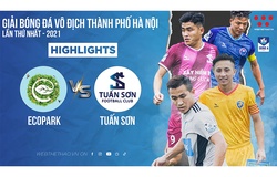 Highlights Ecopark vs Tuấn Sơn Vòng 4 Hanoi Serie A - 2021 