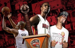 Chris Bosh trở thành huyền thoại đầu tiên của Big 3 Miami Heat lọt vào Hall of Fame