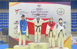 Trương Thị Kim Tuyền giành HCV giải Vô địch Taekwondo Châu Á