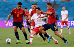 Cục diện bảng E của EURO 2021: Tây Ban Nha có nguy cơ bị loại