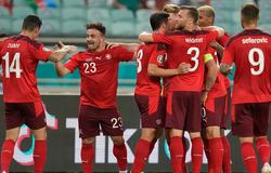 Thụy Sĩ tạm dẫn đầu nhóm các đội xếp thứ 3 tốt nhất EURO 2021