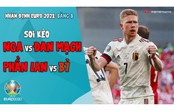 Nhận định EURO 2021| Bảng B: Soi kèo Nga vs Đan Mạch, Soi kèo Phần Lan vs Bỉ