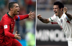 Ali Daei chúc mừng Cristiano Ronaldo sau khi kỷ lục bị xô đổ