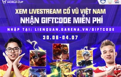 Sự kiện nhận giftcode Liên Quân khi xem livestream AWC 2021 