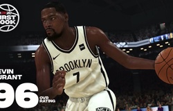 Kevin Durant không hài lòng khi đứng sau Curry và LeBron trong NBA 2K