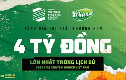 Yomost VFL Winter 2021 công bố tổng giải thưởng lên tới hơn 4 tỷ đồng.