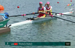 Kém 17 giây so với vòng loại, cặp đôi rowing Việt Nam rớt khỏi bán kết 