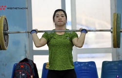 Hoàng Thị Duyên đăng ký mức tổng cử 218kg, đứng thứ 8/9