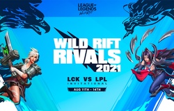 LPL và LCK đối đầu ở bộ môn Tốc Chiến tại Wild Rift Rivals