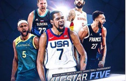 FIBA công bố đội hình tiêu biểu Olympic Tokyo: Không thể tranh cãi