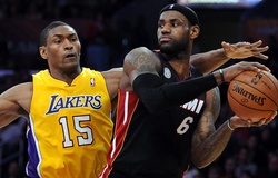 LeBron tha thiết trở thành đồng đội với Metta World Peace nhưng vẫn bị từ chối