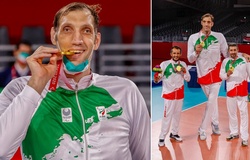"Quái nhân" bóng chuyền ngồi thể hiện sức mạnh giúp Iran độc tôn ở Paralympic