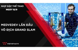 Nhịp đập Thể thao 13/09: Đánh bại Djokovic, Medvedev lần đầu vô địch Grand Slam