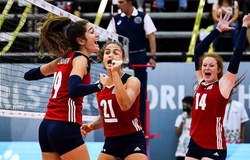 Mỹ suýt thành cựu vương giải bóng chuyền nữ U18 Thế giới