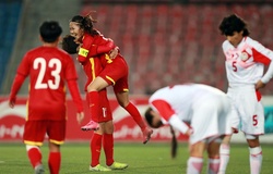 Kết quả nữ Việt Nam 7-0 Tajikistan: Thắng dễ và giành vé dự Asian Cup 2022