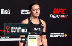 Đứng không vững trên bàn cân, nữ võ sĩ Aspen Ladd phải hủy đấu ở sự kiện UFC