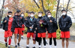 Thời tiết Kyrgyzstan quá lạnh, U23 Việt Nam phải liên tục “nạp” đặc sản quê nhà