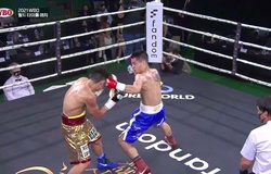 Đinh Hồng Quân tung combo sấm sét, knockout đối thủ Hàn Quốc ngay hiệp 2