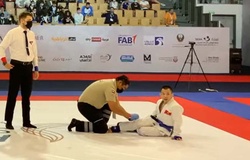 Võ sĩ Việt Nam dính chấn thương bất ngờ ở giải Vô địch Jujitsu thế giới
