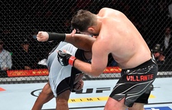 Bé bự Chris Barnett tung đá xoay ngoạn mục, knockout Gian Villante giải nghệ ở UFC 268