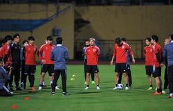 Tuyển Nhật Bản mặc áo không số, hưng phấn tập luyện ở Hàng Đẫy