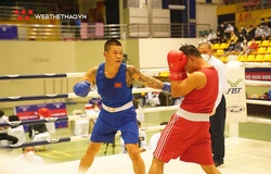 Chùm ảnh: Trương Đình Hoàng "toát mồ hôi" bảo vệ chức Vô địch Boxing quốc gia 2021