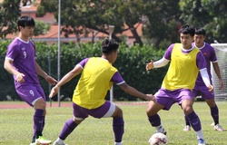 Tuyển Việt Nam đấu tập nội bộ, rà soát đội hình đấu Malaysia