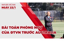 Nhịp đập thể thao | 23/1: HLV Park Hang Seo và bài toán phòng ngự của ĐTVN trước Australia