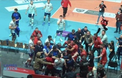 Ẩu đả nổ ra tại giải bóng chuyền VĐQG Pháp vì trọng tài