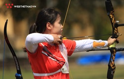 Hotgirl Ánh Nguyệt giải cơn khát HCV ở giải bắn cung tiền SEA Games 31