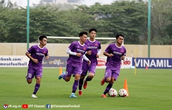 U23 Việt Nam thiếu vắng quân số ở buổi tập đầu chuẩn bị SEA Games 31