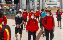 Vừa đến UAE, U23 Việt Nam lao ngay vào tập luyện cho U23 Dubai Cup 2022