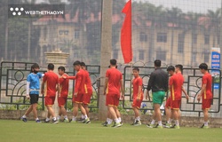 U23 Việt Nam tập giữa giờ trưa sau màn hủy diệt U23 Indonesia