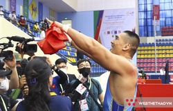 Người khổng lồ Hà Văn Hiếu và tấm HCV SEA Games cuối cùng trong sự nghiệp