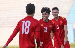 U23 Việt Nam xả stress ở buổi tập đầu tiên tại Uzbekistan