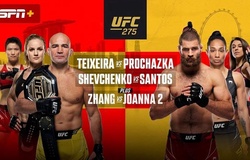 Lịch thi đấu UFC 275: Glover Teixeira vs Jiri Prochazka