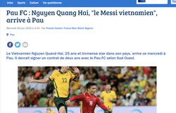 Báo Pháp: Quang Hải ra mắt Pau FC vào ngày 30/6