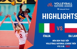 Highlights bóng chuyền nữ | Italia vs Ba Lan | giải Volleyball Nations League 2022