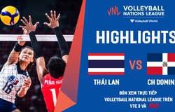 Highlights bóng chuyền nữ | Thái Lan vs CH Dominica | giải Volleyball Nations League 2022