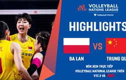 Highlights bóng chuyền nữ | Ba Lan vs Trung Quốc | giải Volleyball Nations League 2022