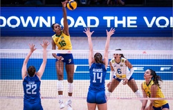 Đinh ba tỏa sáng đưa bóng chuyền nữ Brazil lần thứ 3 liên tiếp vào chung kết VNL