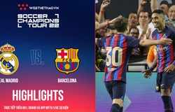 Highlights Real Madrid vs  Barcelona | Siêu phẩm định đoạt trận đấu | Soccer Champions Tour 2022