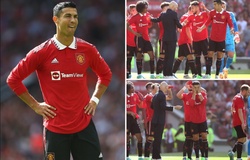 Ronaldo phản ứng về chiến thuật của Ten Hag trong trận MU hòa Rayo
