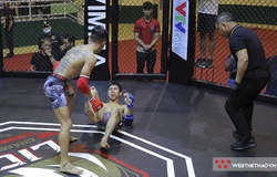 HCV SEA Games Phạm Bá Hợi đấm rách mũi đối thủ trên sàn MMA