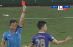 Đỗ Duy Mạnh bị thẻ đỏ vì trả đũa, Hà Nội bất ngờ thảm bại trước Bình Định