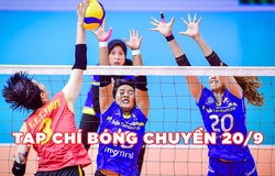 Tạp chí bóng chuyền 20/9: Sôi động hàng loạt giải đấu, chông gai cho Thái Lan tại World Championship